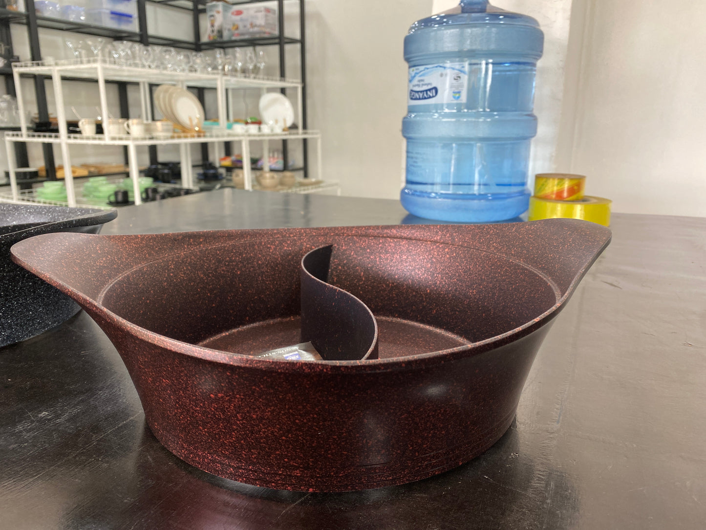 Classical Dual Granite Non-Stick Coking Pot- 2 in 1