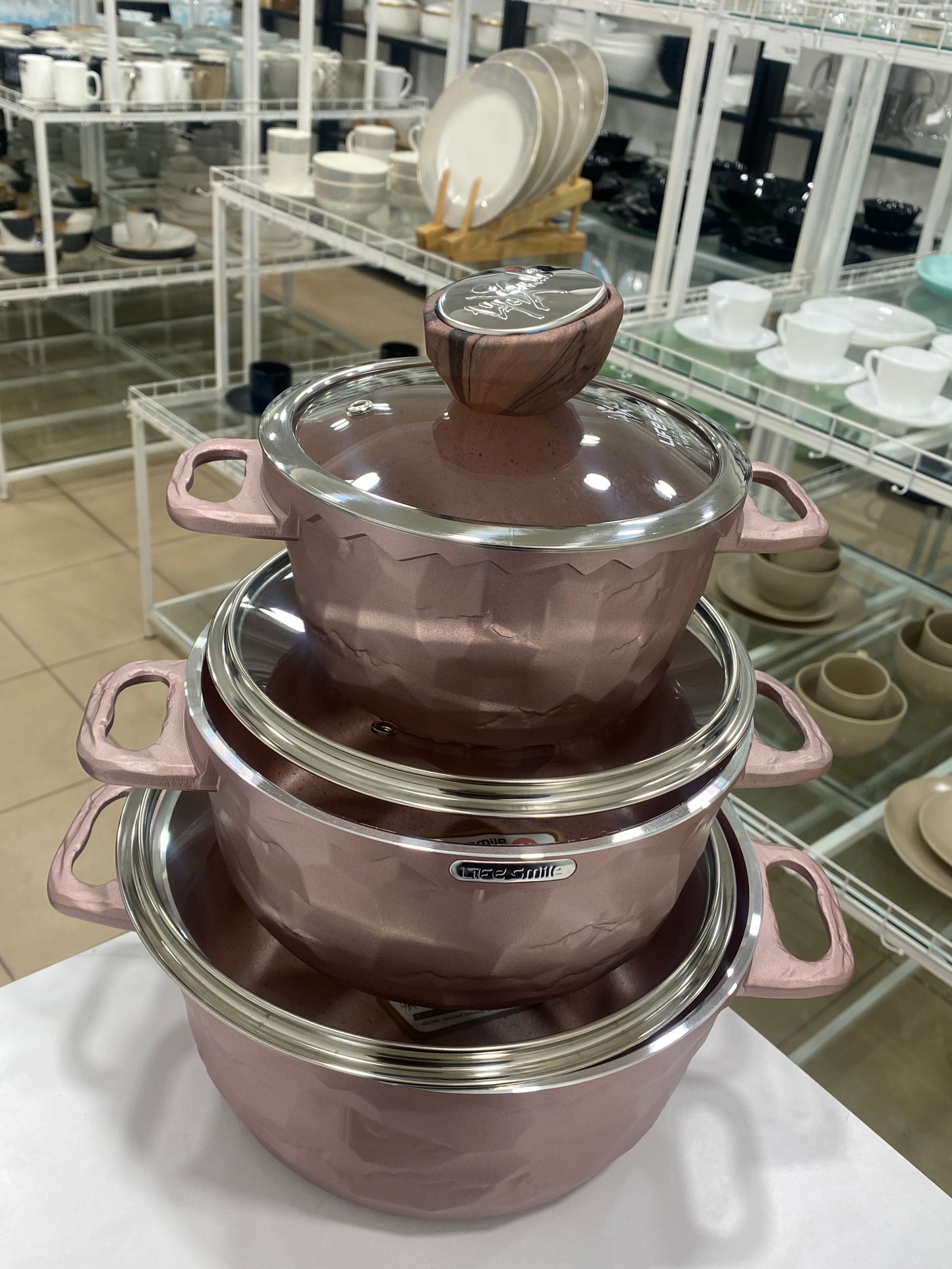 Cookware set Induction Bottom, Granite Non Stick Coating