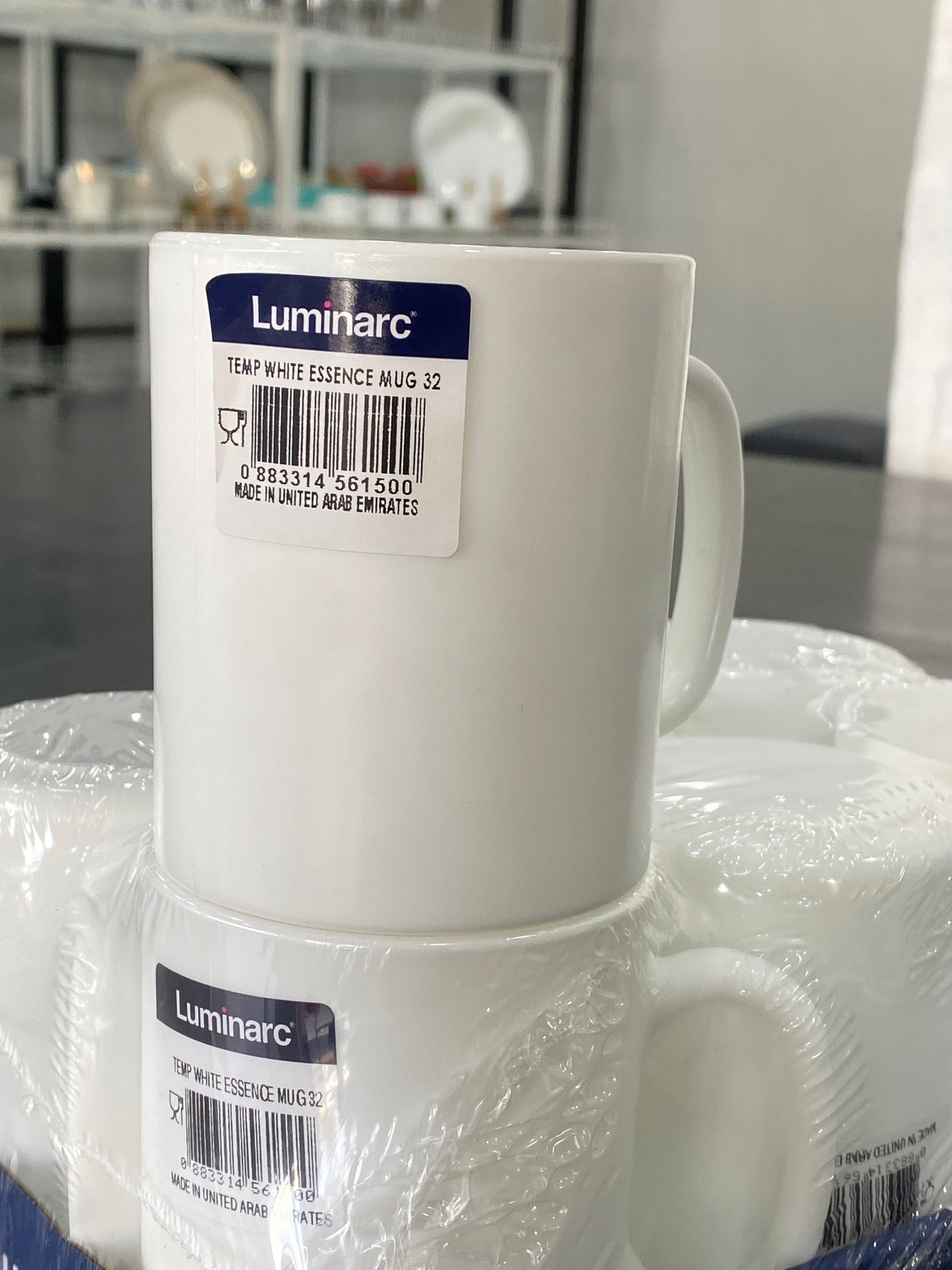 Luminarc mug set of six. Amatases atandatu ya Luminirake