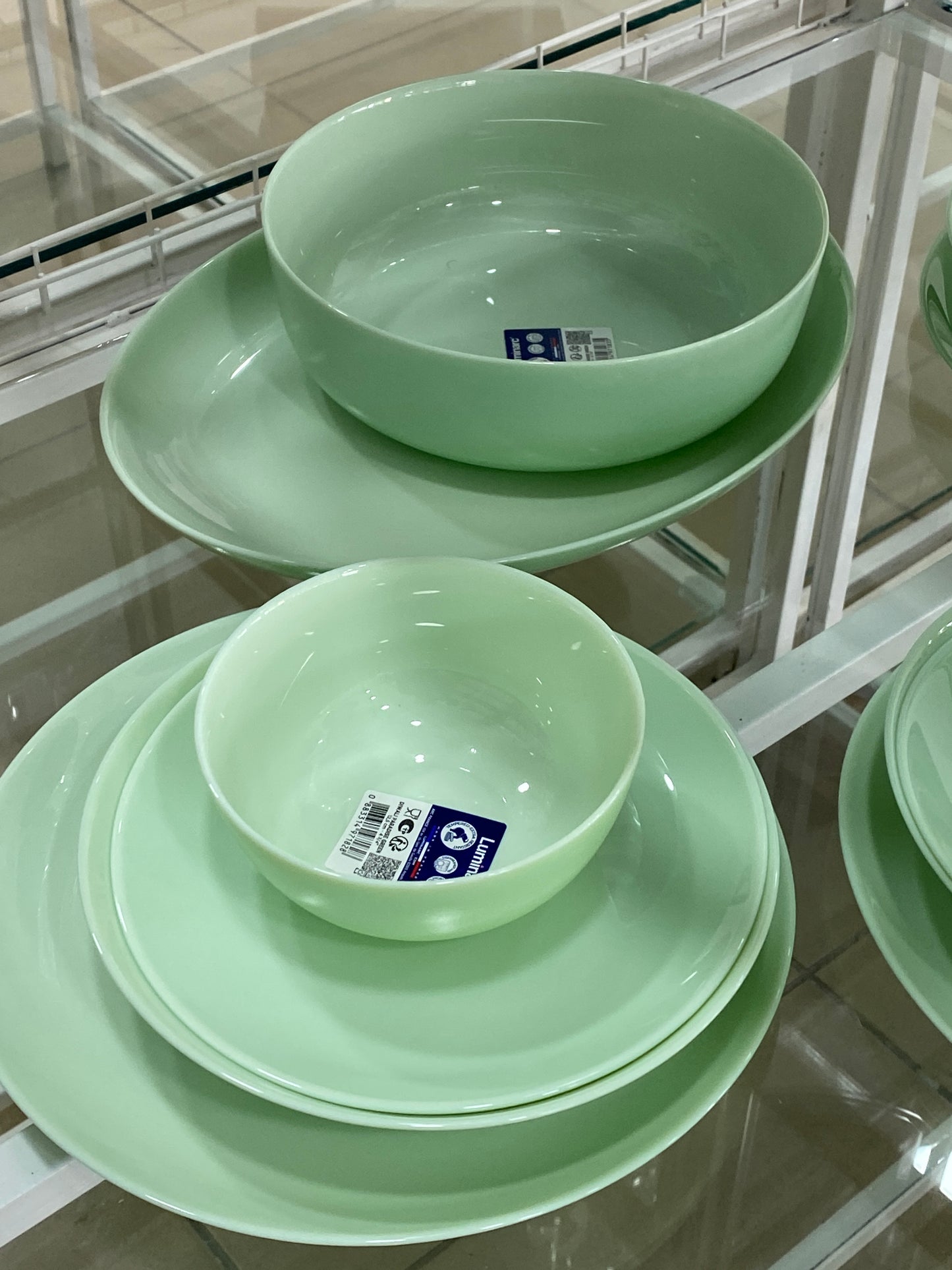 Luminarc carine Green dinnerware set - 26 pcs