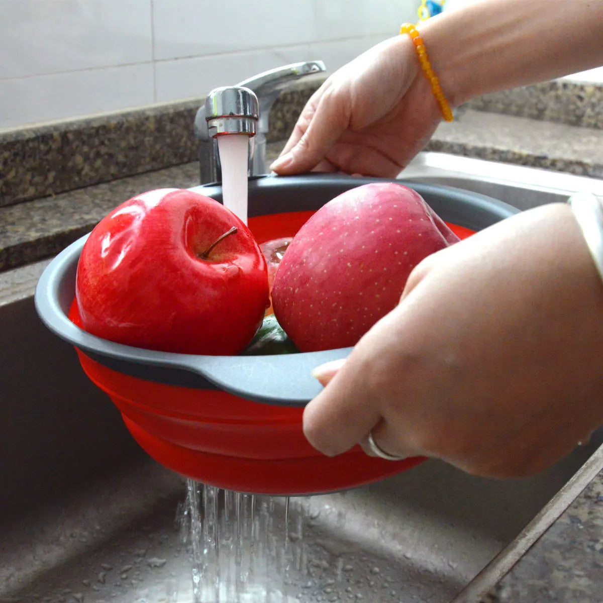 Silicone Foldable Colander