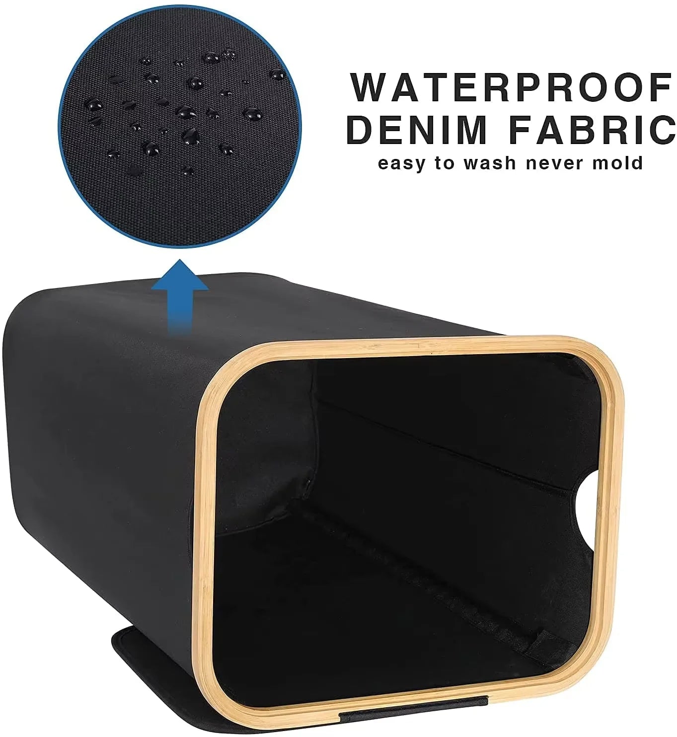 Laundry basket.Black