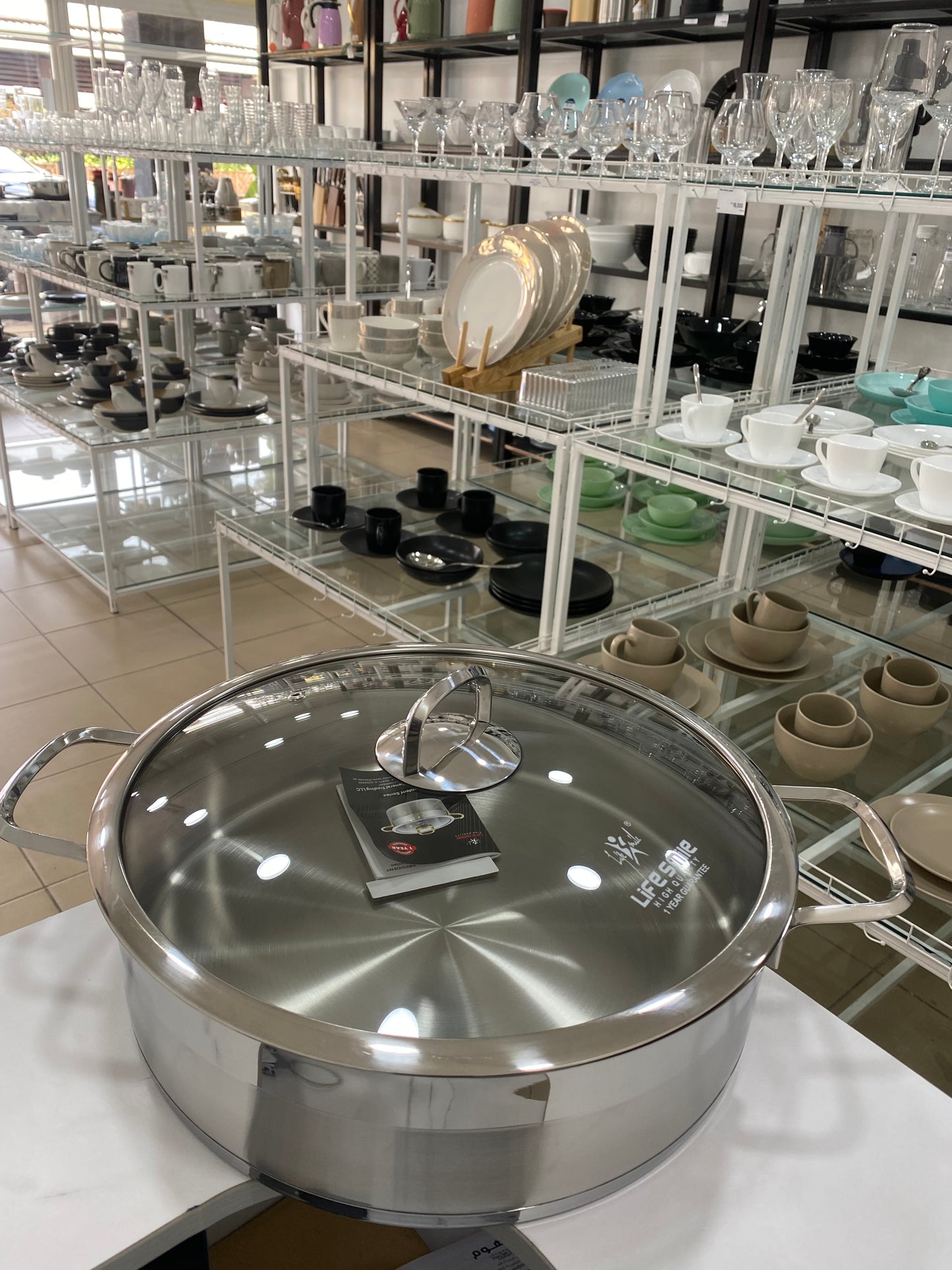 Cooking Pot 18/10 Stainless Steel - Induction Base - Non-Toxic, 100%