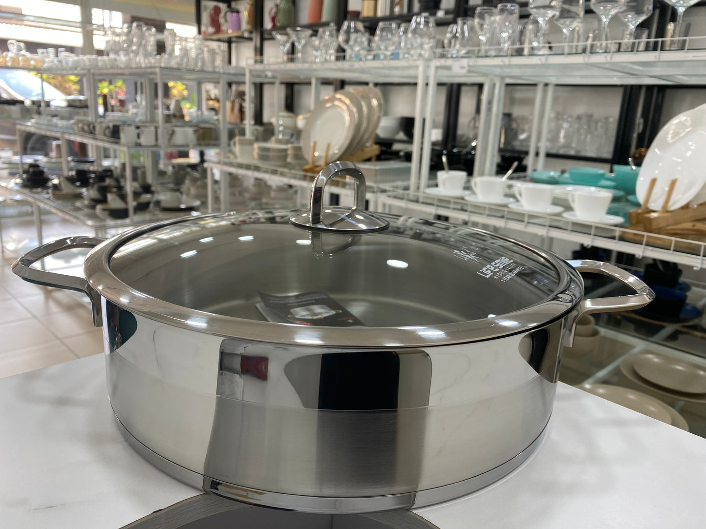 Cooking Pot 18/10 Stainless Steel - Induction Base - Non-Toxic, 100%