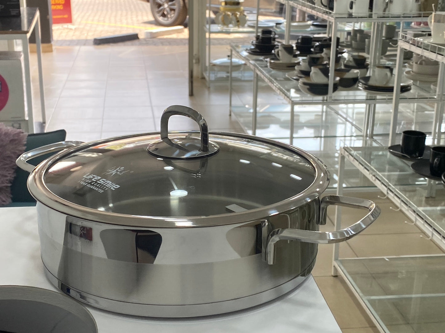 Cooking Pot 18/10 Stainless Steel - Induction Base - Non-Toxic, 100%