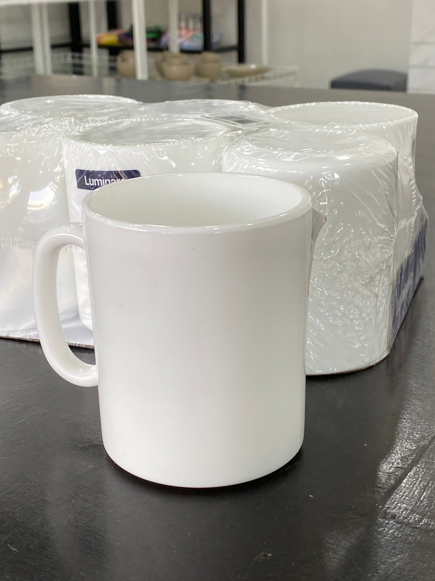 Luminarc mug set of six. Amatases atandatu ya Luminirake