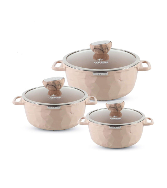 Cookware set Induction Bottom, Granite Non Stick Coating