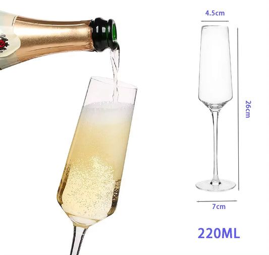 Vintage Embossed Crystal Wine Glasses for Elegant Wedding & Champagne Toasts
