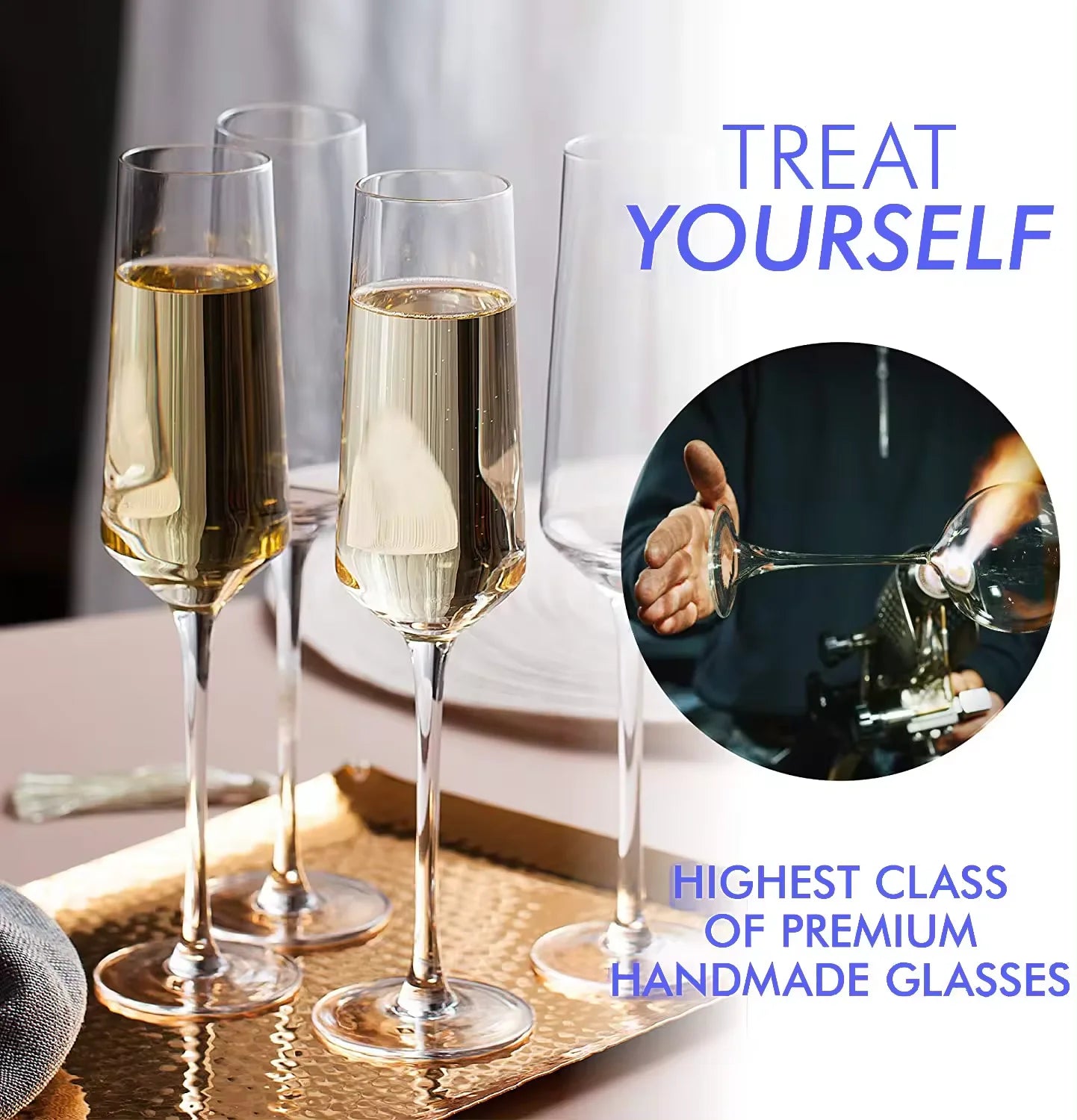 Vintage Embossed Crystal Wine Glasses for Elegant Wedding & Champagne Toasts