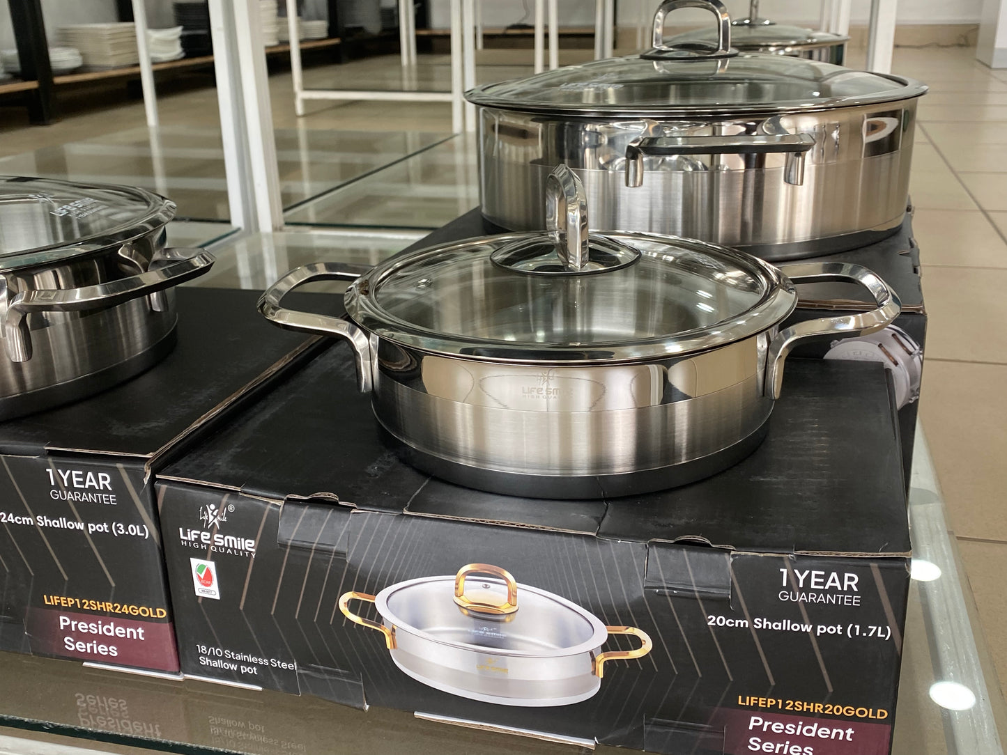 Cooking Pot 18/10 Stainless Steel - Induction Base - Non-Toxic, 100%