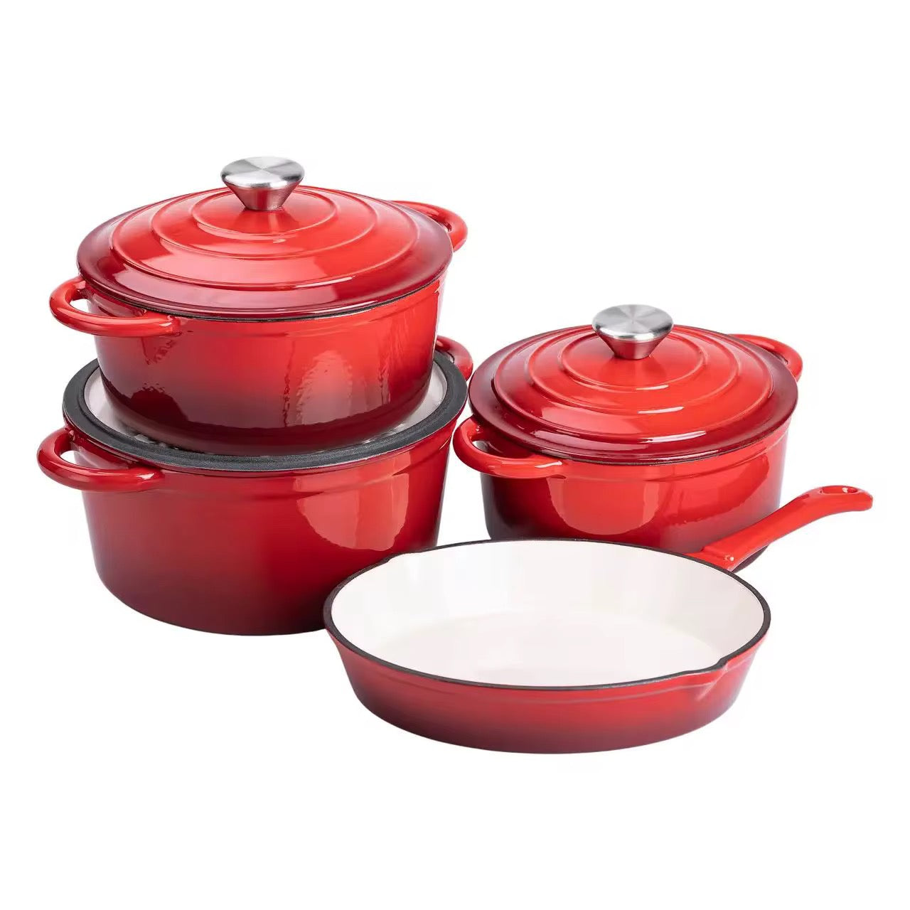 Cast Iron Enamel set