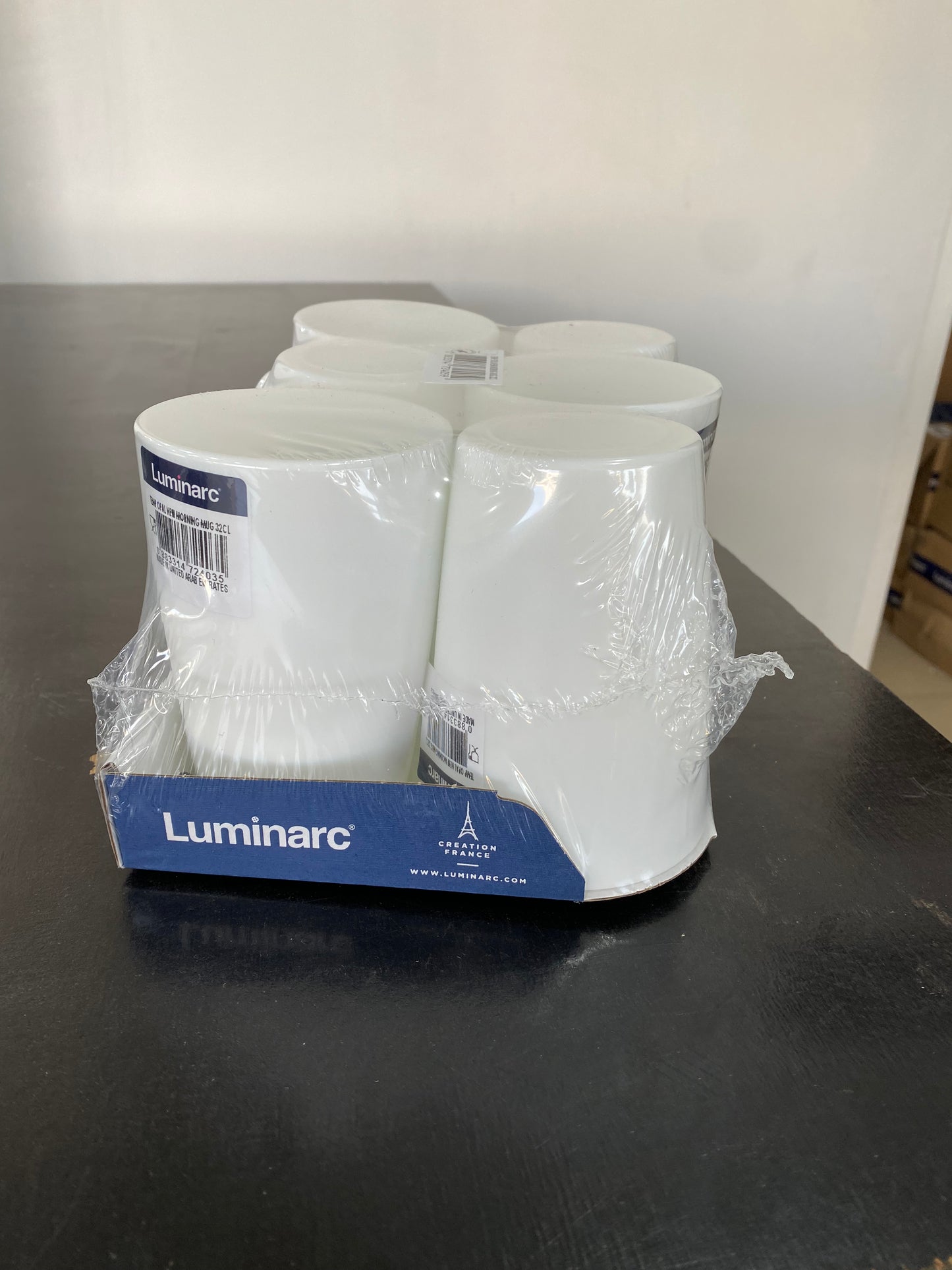 New morning Luminarc mug set of six. Amatases atandatu ya Luminirake