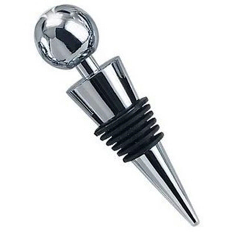 Premium Metal Vacuum Wine Bottle Stopper - Keeps Wine Fresh Longer