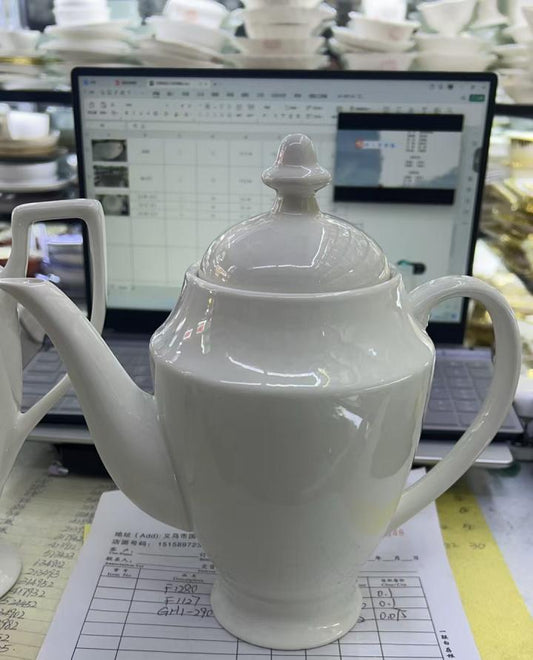 Ceramic coffee teapot
