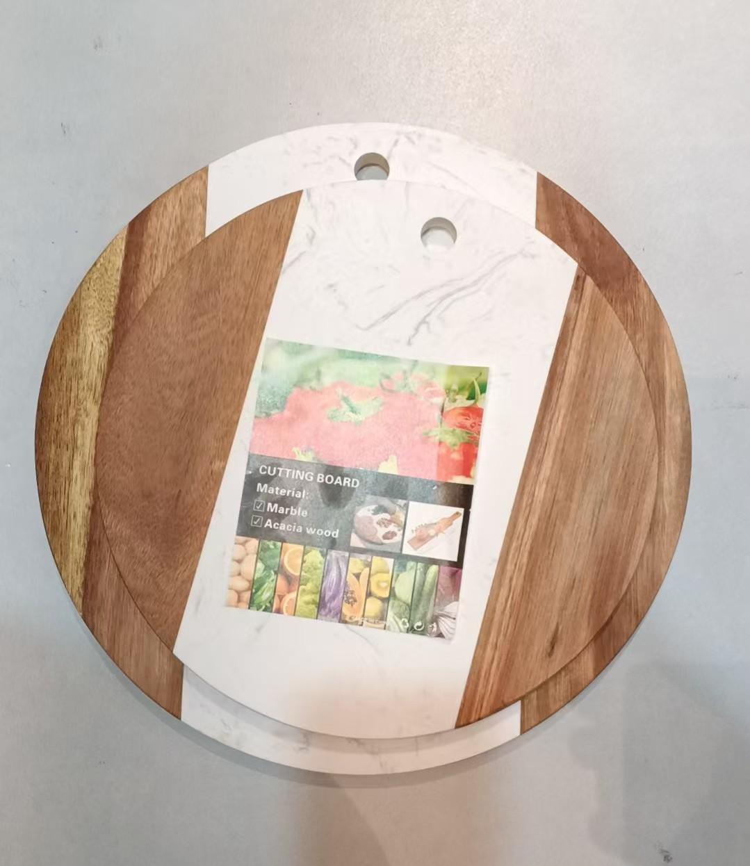 Marble Round Pastry Board