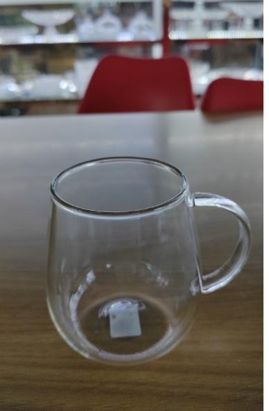 350ML DOUBLE HANDLE CUP TRANSPARENT