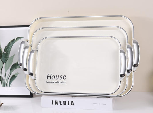 3-piece set of rectangular fruit Tray