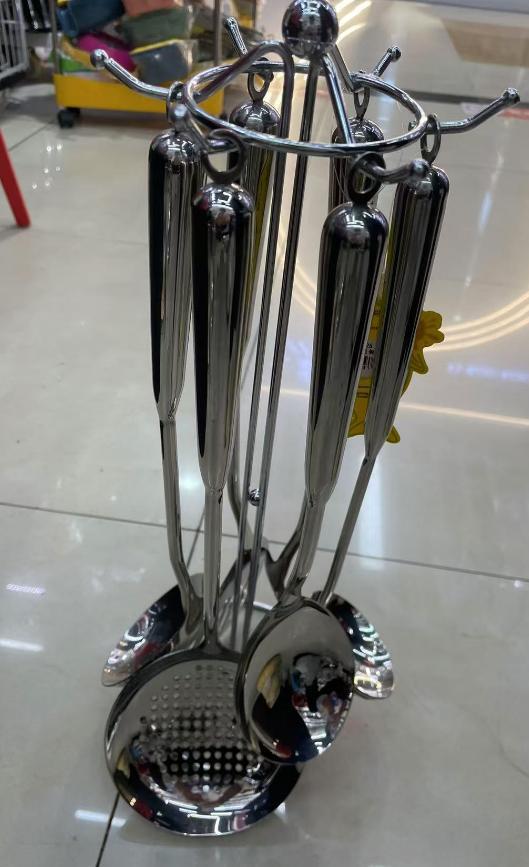 6-piece stainless steel cooking set/ Spatula