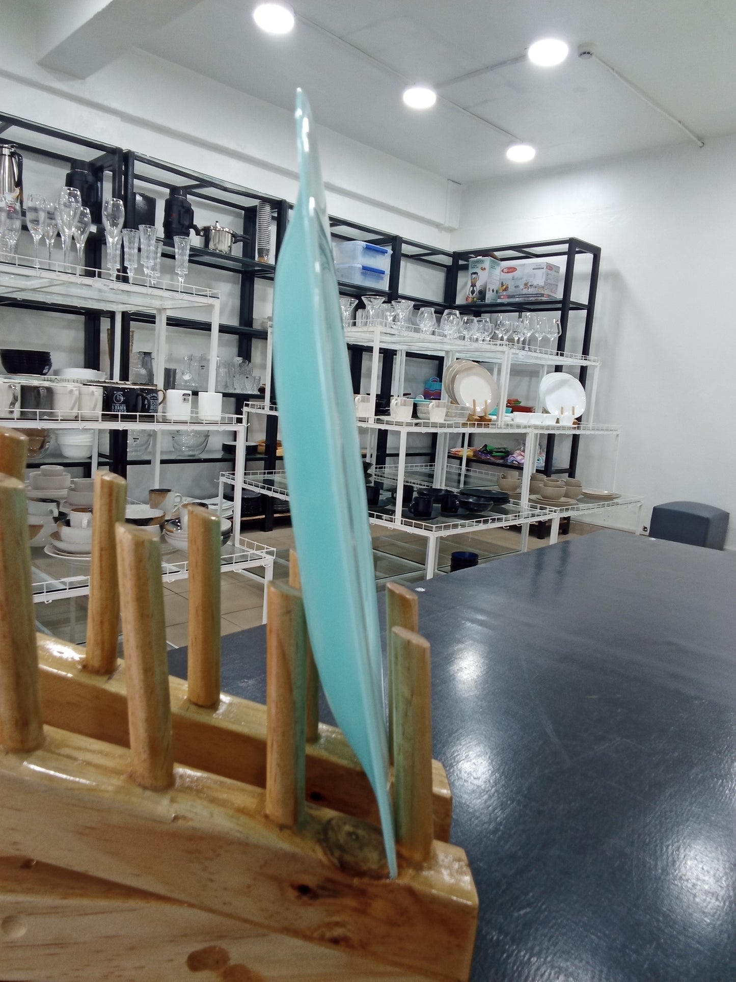 Luminarc Plate 27 cm Turqouise( Temp Essence). Isahani ya Luminirake, tirikwaze