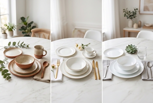 How to Choose a Dinner Set: Ceramic, Porcelain or Opal Glass?