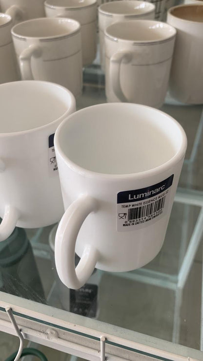 Luminarc mug set of six. Amatases atandatu ya Luminirake