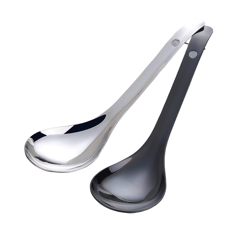 Premium 304 Stainless Steel Large Serving Spoon - Thickened Home/Restaurant Ladle