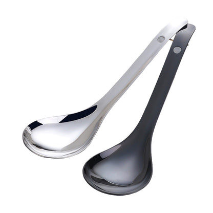 Premium 304 Stainless Steel Large Serving Spoon - Thickened Home/Restaurant Ladle