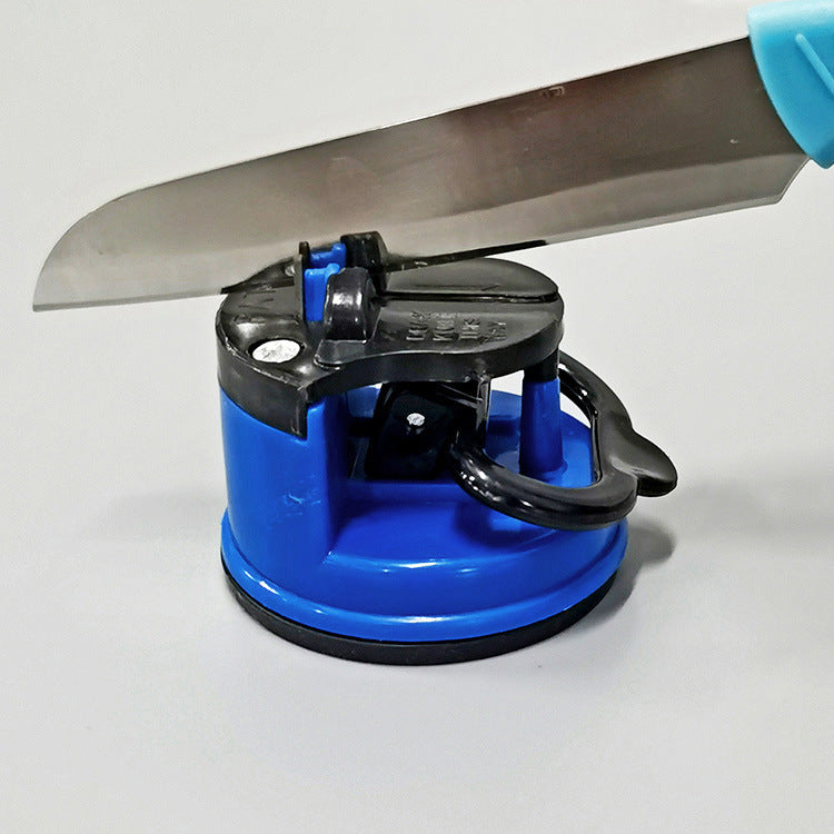 Premium Iron Kitchen Knife Sharpener with Suction Cup - Effortless Sharpening Tool