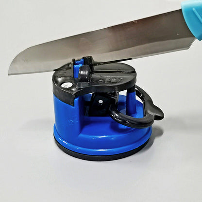 Premium Iron Kitchen Knife Sharpener with Suction Cup - Effortless Sharpening Tool