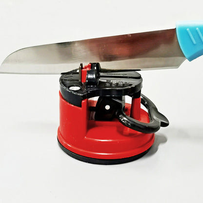 Premium Iron Kitchen Knife Sharpener with Suction Cup - Effortless Sharpening Tool