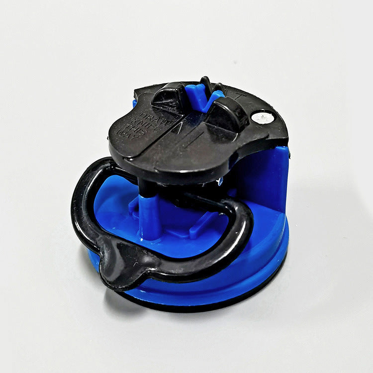 Premium Iron Kitchen Knife Sharpener with Suction Cup - Effortless Sharpening Tool