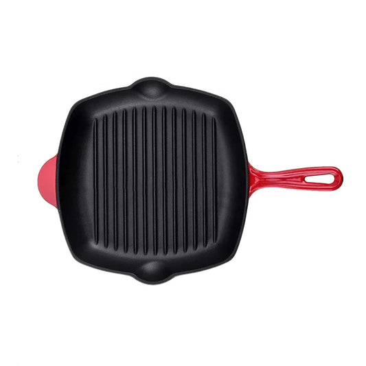 Cast iron square Grill steak pan 24CM