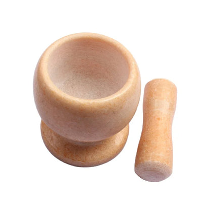 Marble Mortar and Pestle Set