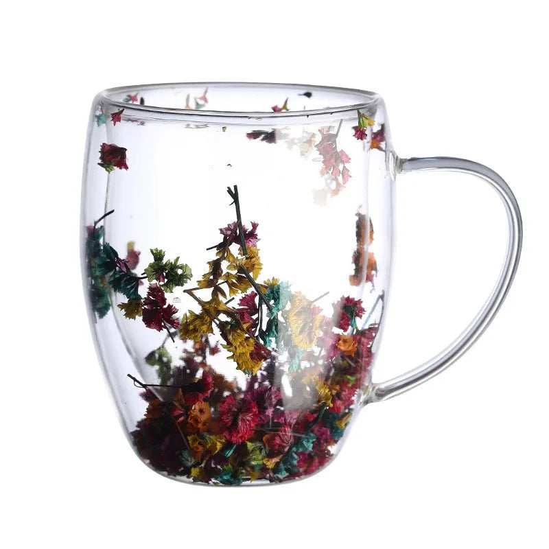 350ML DOUBLE CUP WITH FLOWER FILLING HANDLE