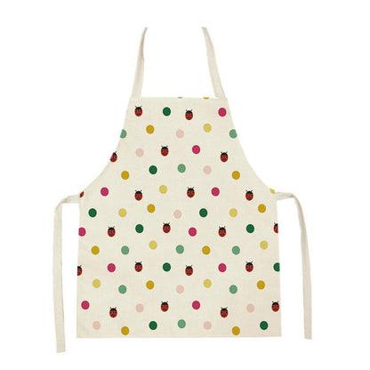 Apron with Large Front Pocket. 100% Cotton