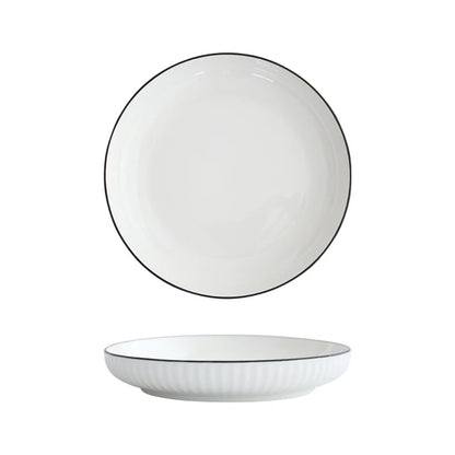 Serving Ceramic Plates 25 CM