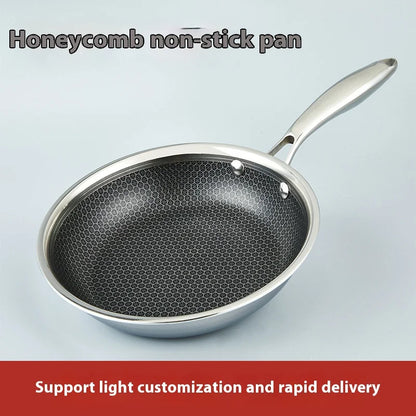 Tri-Ply Stainless Steel Non-Stick Frying Pan
