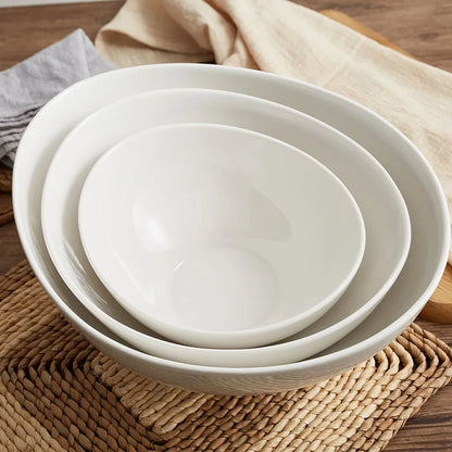 Porcelain Bowls Dessert Bowl Set 20 25 30 Cm
