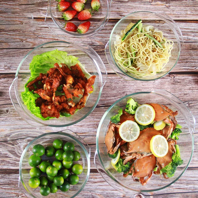 Glass Bowl with a lid