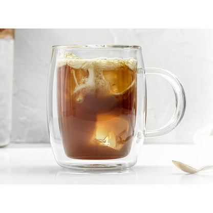 350ML DOUBLE HANDLE CUP TRANSPARENT