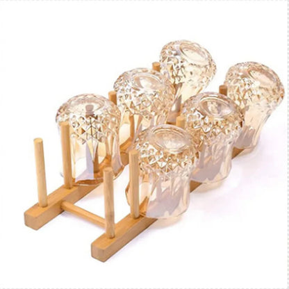 Bamboo dish rack