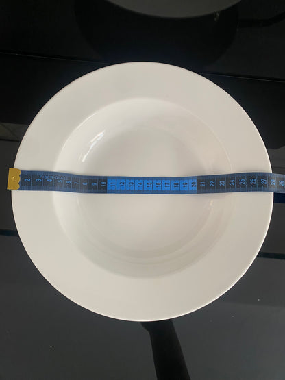 Classic White Ceramic Plate Set – Timeless Elegance for Every Occasion