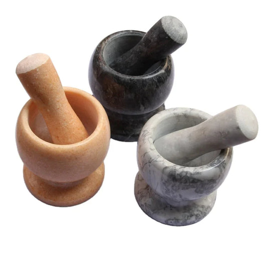 Marble Mortar and Pestle Set