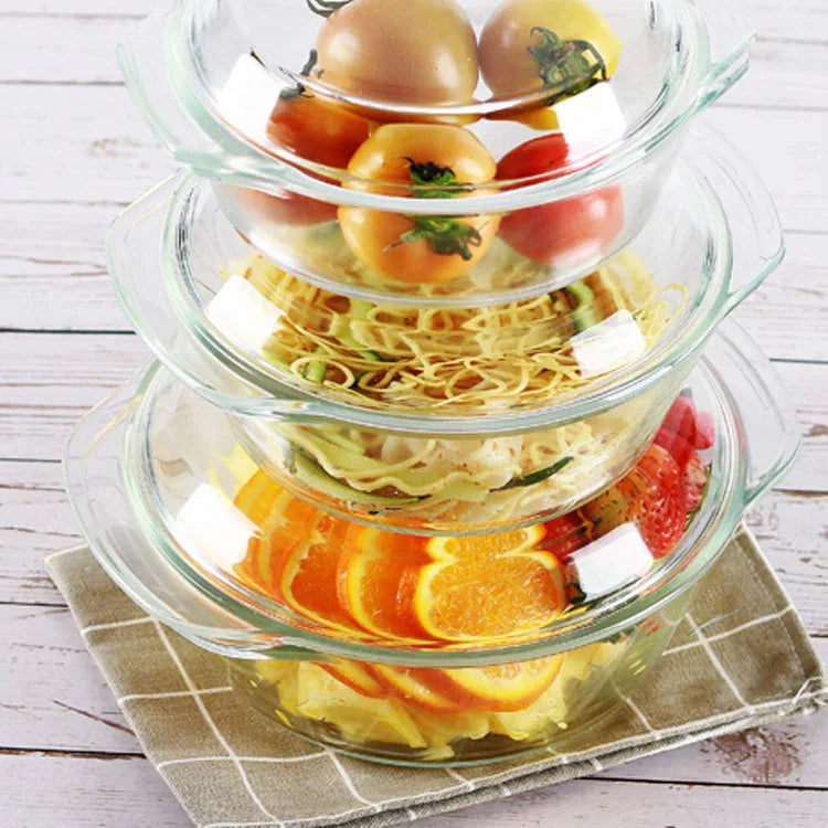 Glass Bowl with a lid