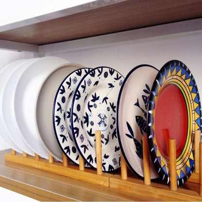Bamboo dish rack