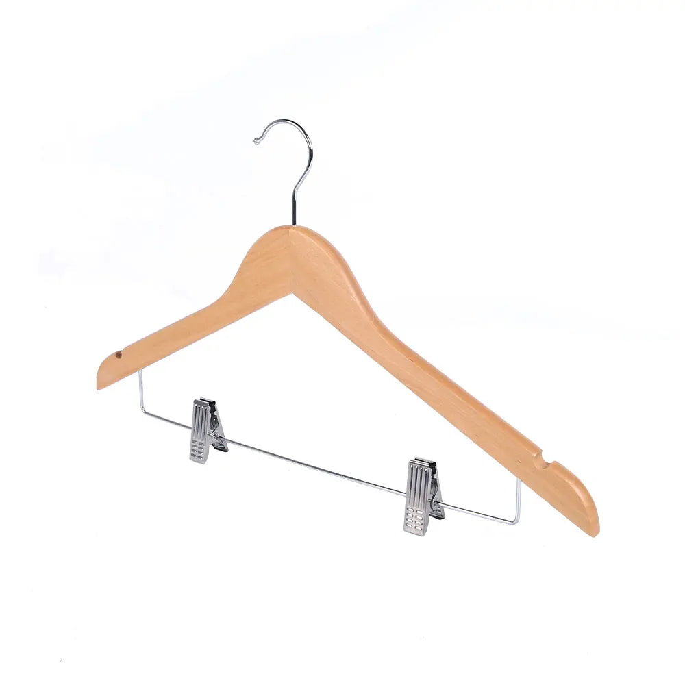 Wooden clothes hangers