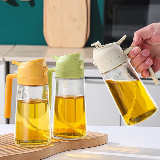 Sprayable and Pourable Oil Bottle 470 ML