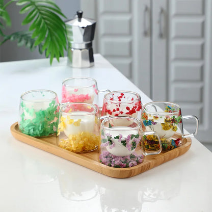220ML COFFEE CUP WITH FLOWER HANDLE