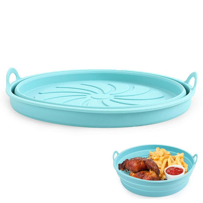 Gustave Reusable Silicone Air Fryer Liner Pot, Foldable, Non-Stick, Easy Clean