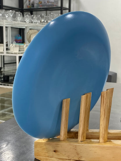 Luminarc Plate 27 cm Blue. Isahani ya Lumininake,